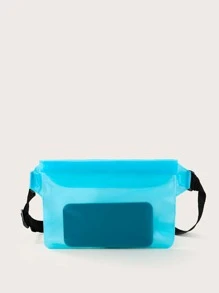 運動防水腰包 - 藍色 - 查看 1