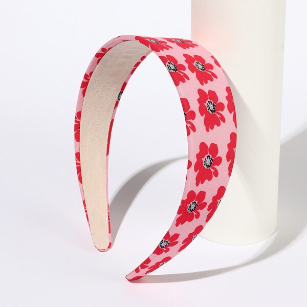 

Flower Print Hair Hoop, Multicolor