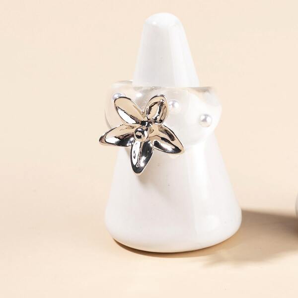 

Flower Decor Ring, Multicolor