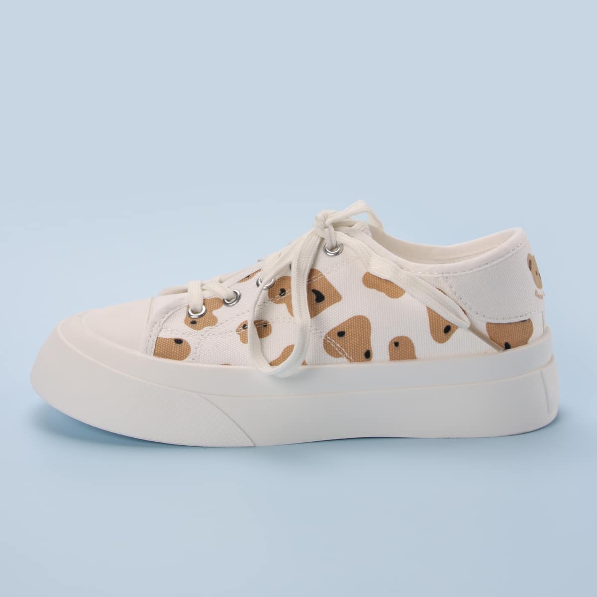 

Cow Print Canvas Shoes, Multicolor