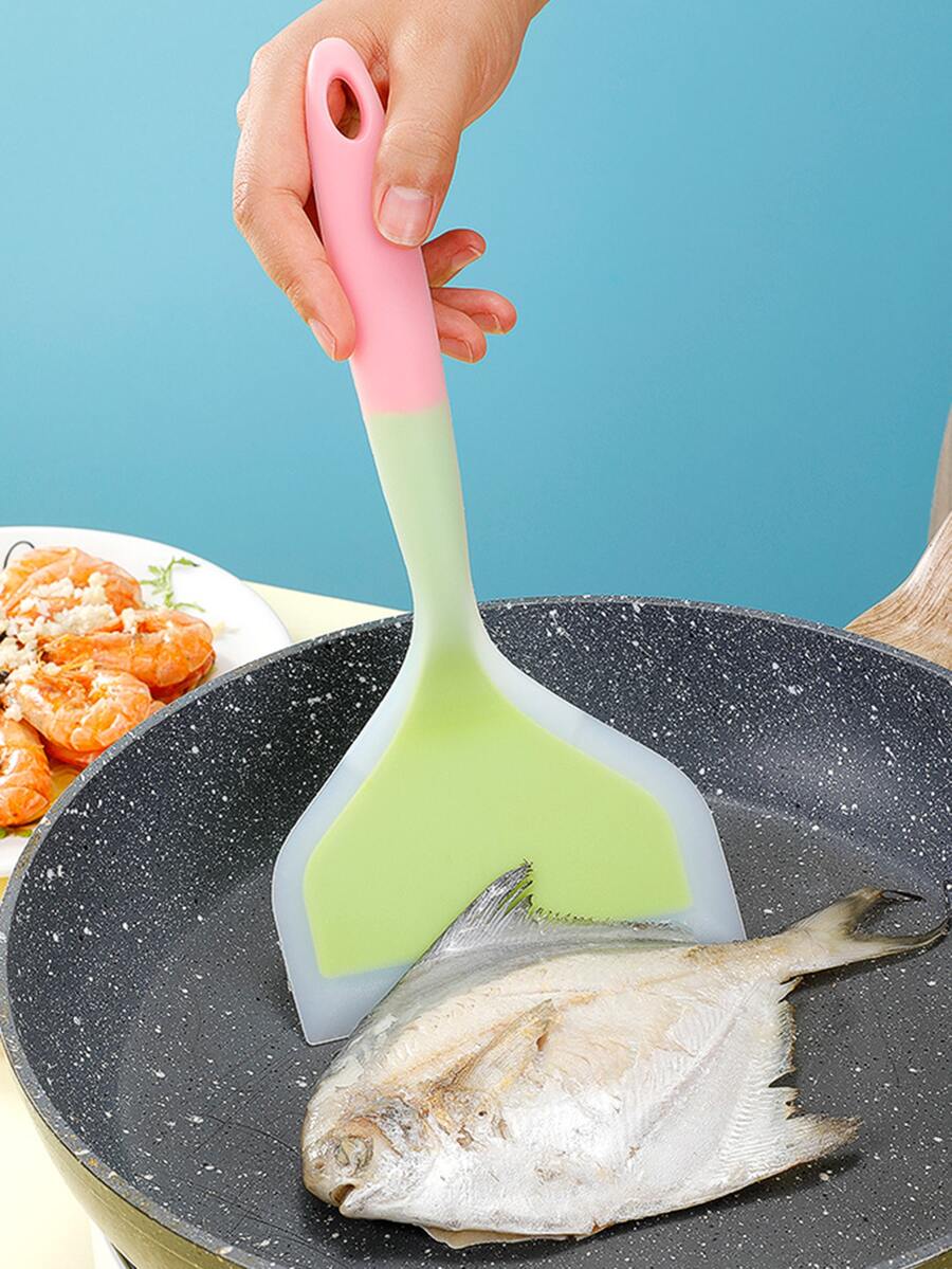1pc Random Color Cooking Spatula - Multicolor - View 1