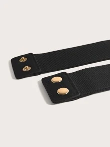 105 CM Phong cách đơn giản Plus Kích thước Chuỗi trang trí Thắt lưng thắt lưng - màu đen - Xem 5