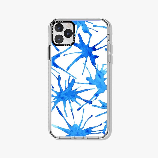 

Watercolor Phone Case, Blue and white