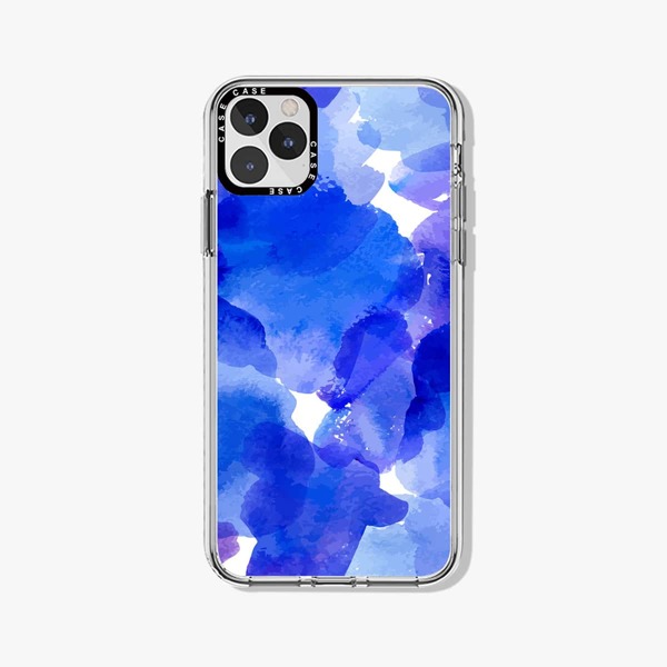 

Watercolor Phone Case, Blue and white