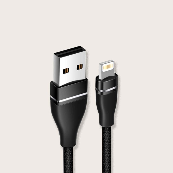 

Lightning Fast Charging Data Cable, Black