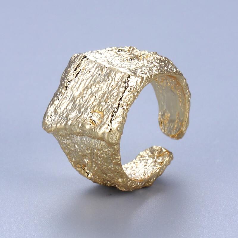 

1pc Minimalist Cuff Ring, Gold