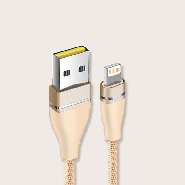 

Lightning Fast Charging Data Cable, Champagne