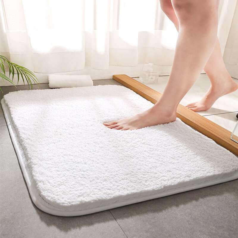

Solid Color Door Mat, White