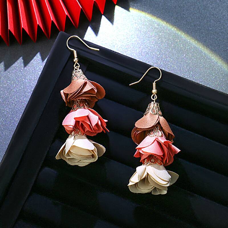 

Floral Charm Earrings, Multicolor
