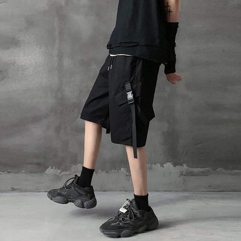 

Guys Tape Cargo Shorts, Black