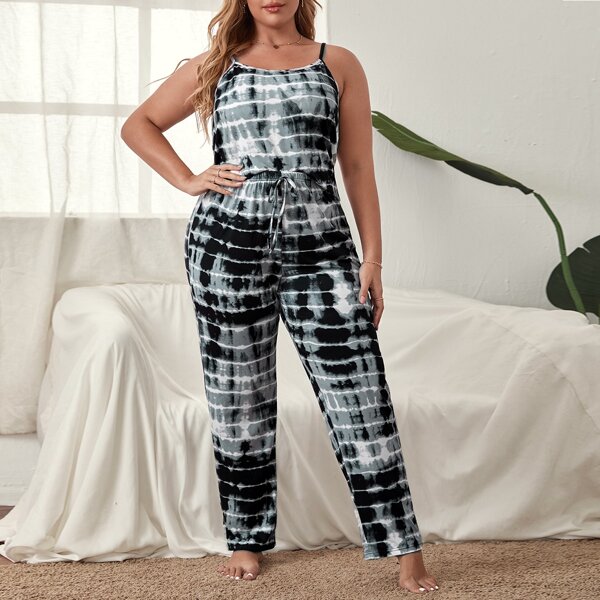 

Plus Tie Dye Cami PJ Set, Multicolor
