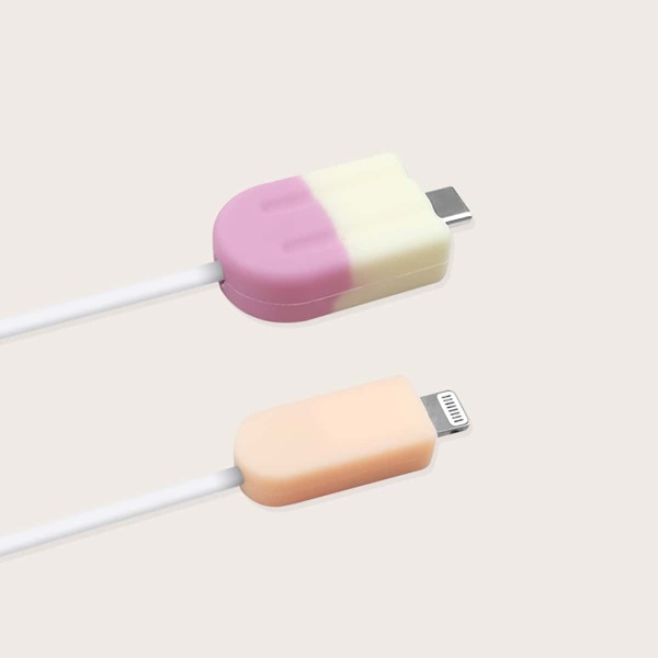 

2pcs Popsicle Data Cable Protector, Multicolor