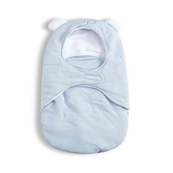 

Baby Unisex 3D Ear Patched Sleep Bag, Light grey