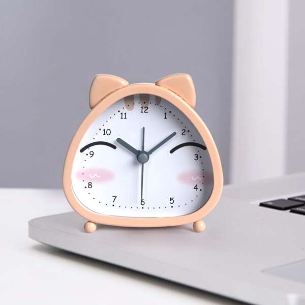 

Cat Shaped Alarm Clock, Pink