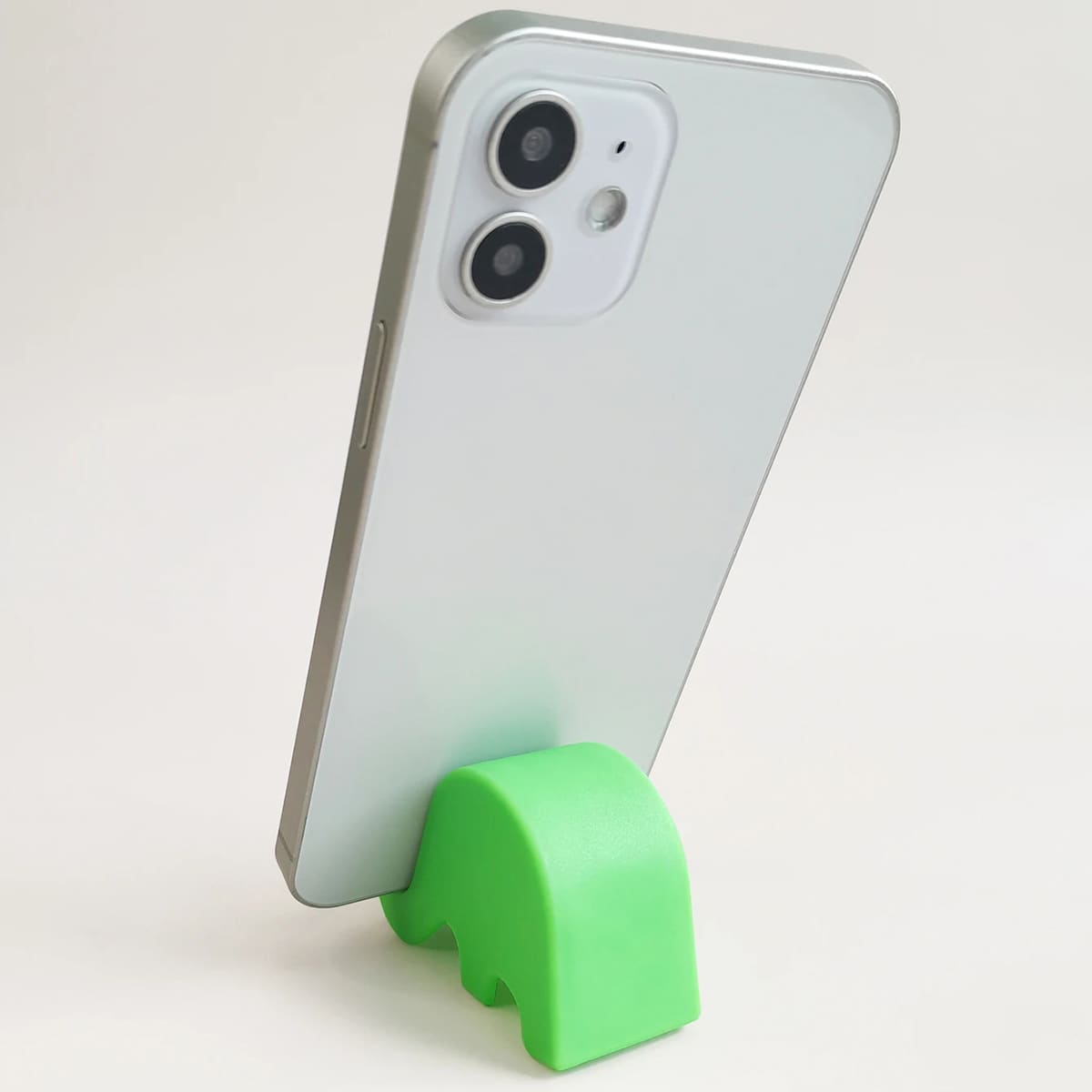 

Elephant Design Desktop Phone Holder, Green