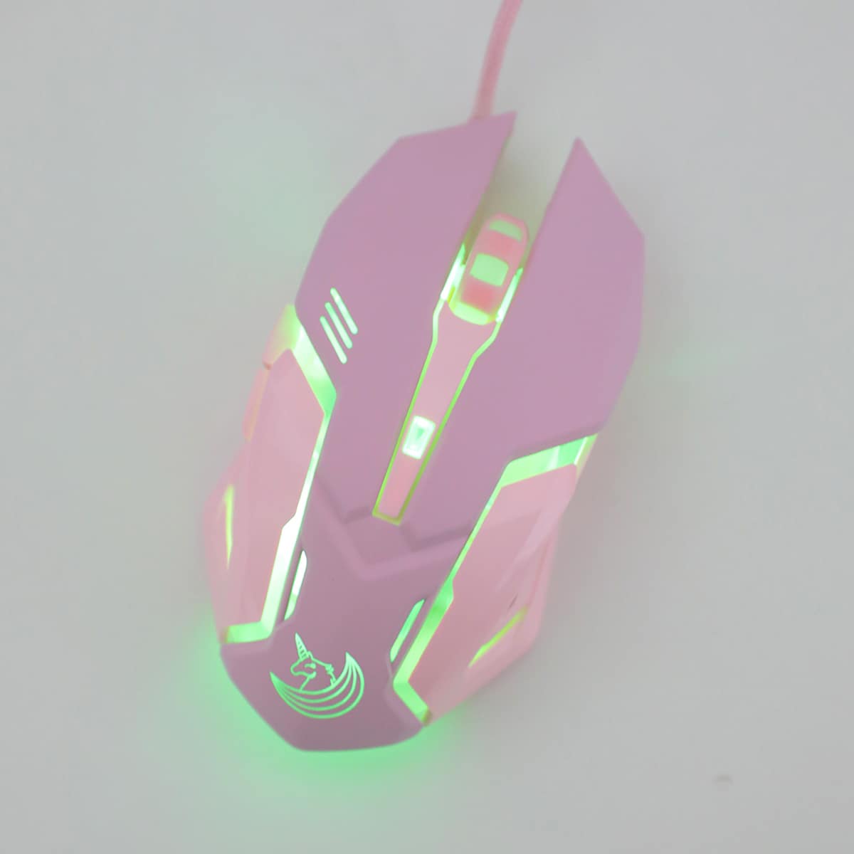 

Luminous Wired Gaming Mouse, Pink