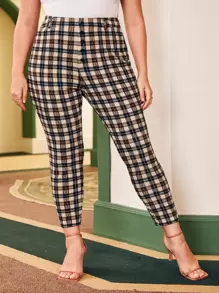 Modelyn Quần Plus Size kẻ sọc Giải trí - Nhiều màu - Xem 3