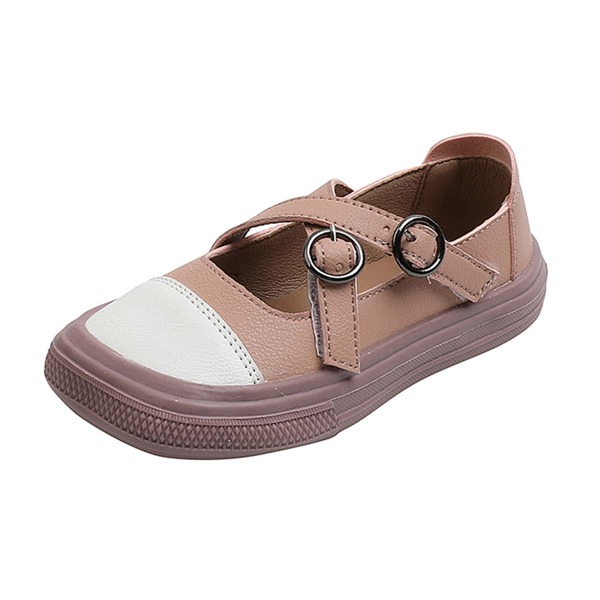 

Toddler Girls Colorblock Criss Cross Strap Flats, Pink