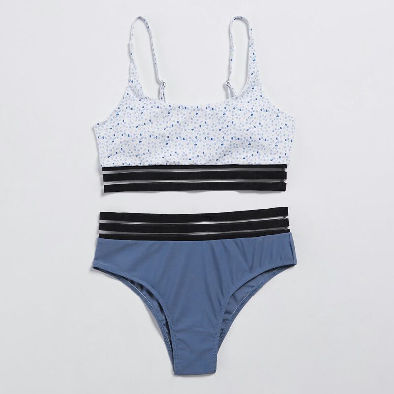 

Ditsy Floral Bikini Swimsuit, Multicolor