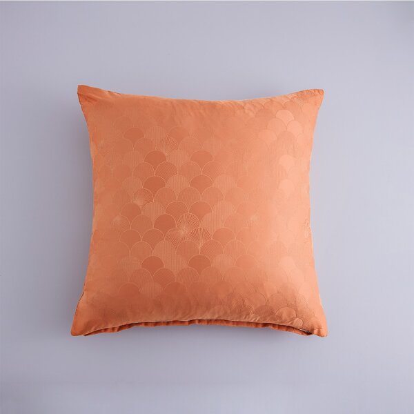 

Fish Scale Print Pillowcase Without Filler, Orange