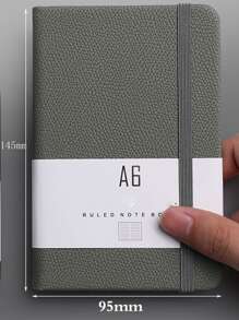 1pc Random Color A6 Notebook - Multicolor - View 6