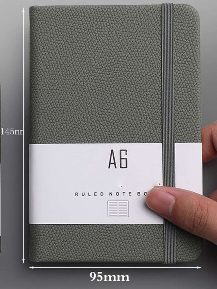 1pc Random Color A6 Notebook - Multicolor - View 6