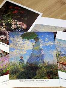 30入組油畫風格問候卡-完美適用於任何場合