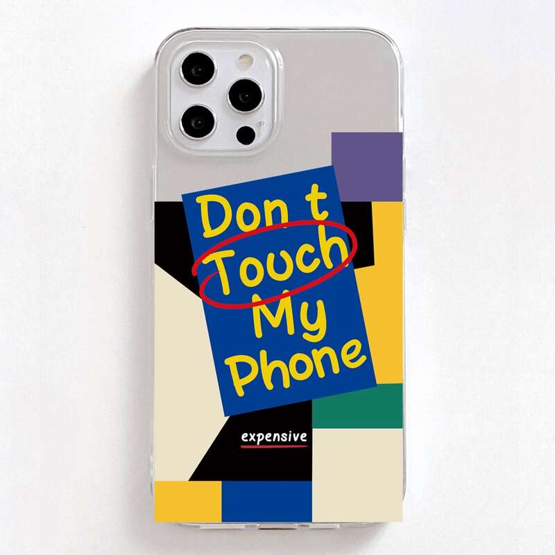 

Letter Graphic Phone Case, Multicolor