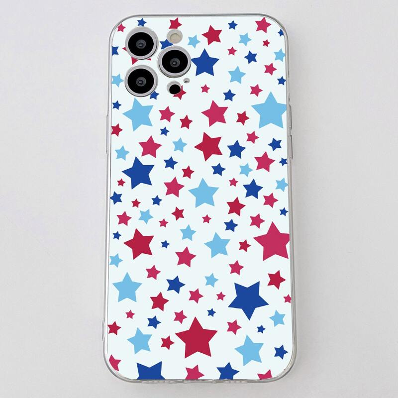 

Star Pattern Phone Case, Multicolor