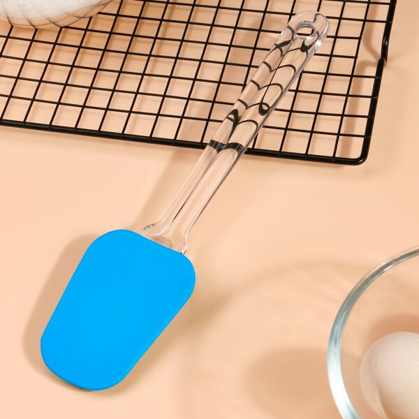 

1pc Silicone Baking Spatula, Blue