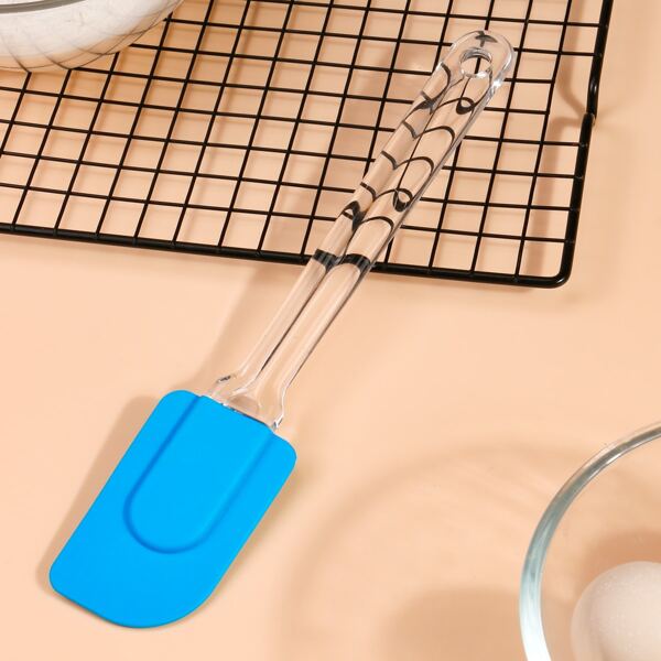 

1pc Silicone Baking Spatula, Blue
