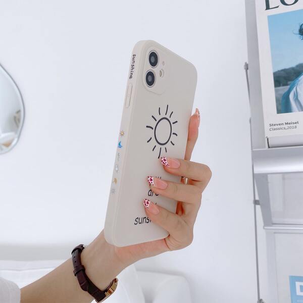 

Sun Pattern Phone Case, Multicolor