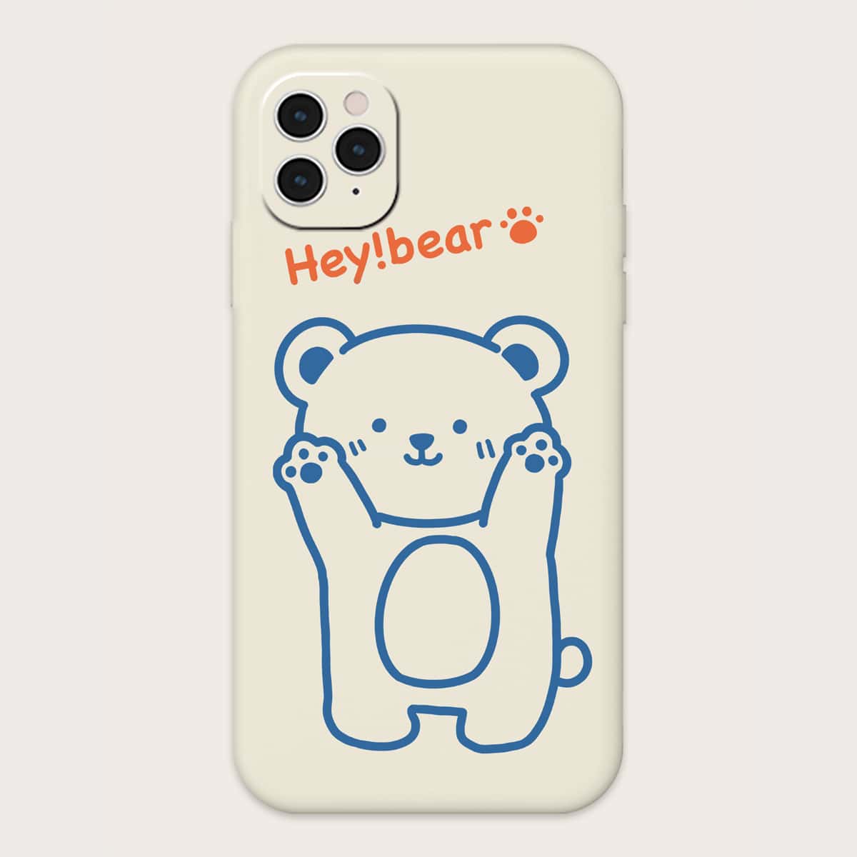 

Cartoon Bear Pattern Phone Case, Multicolor