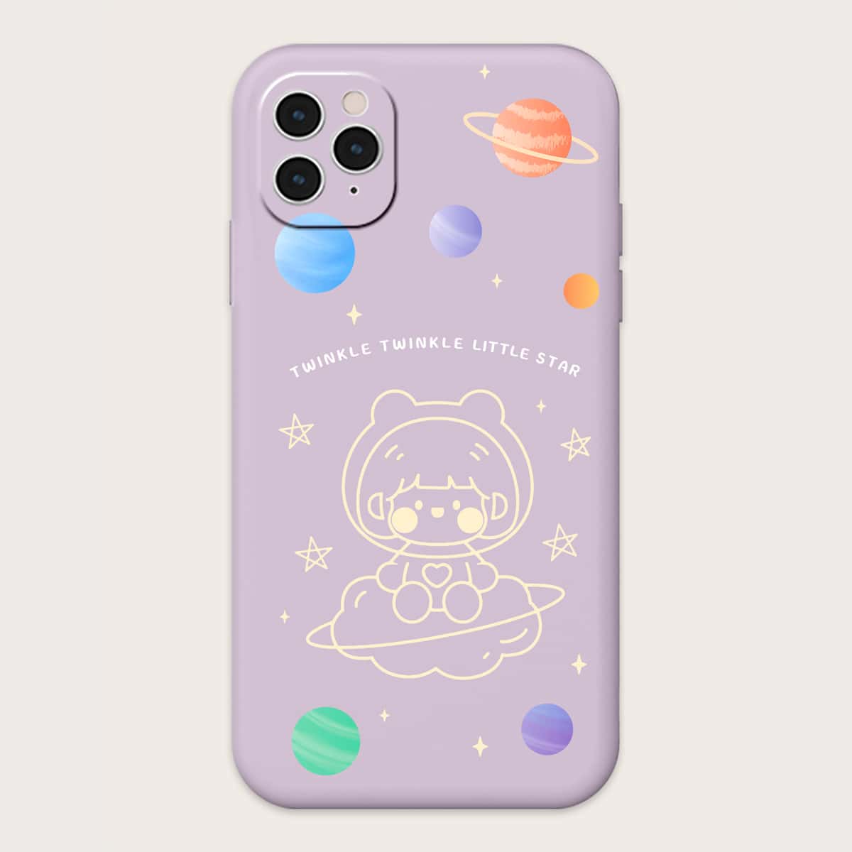 

Cartoon Girl Pattern Phone Case, Multicolor
