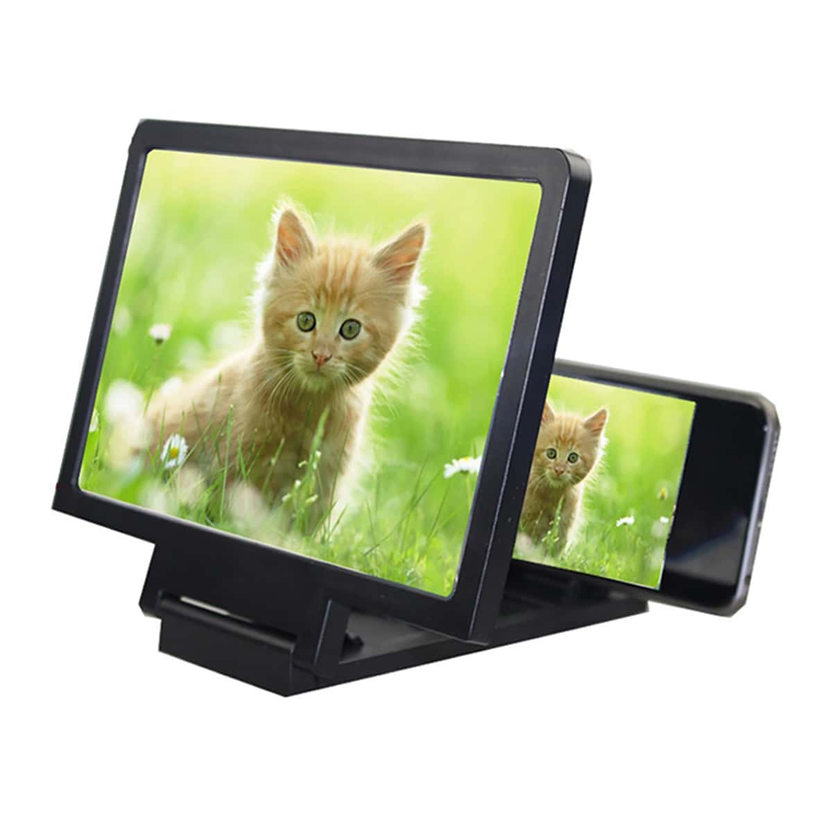 

1pc Phone Screen Magnifier Holder, Black