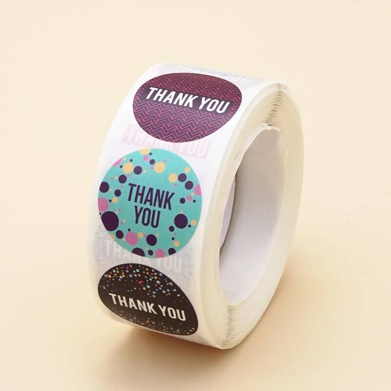 

1roll Slogan Graphic Sticker, Multicolor