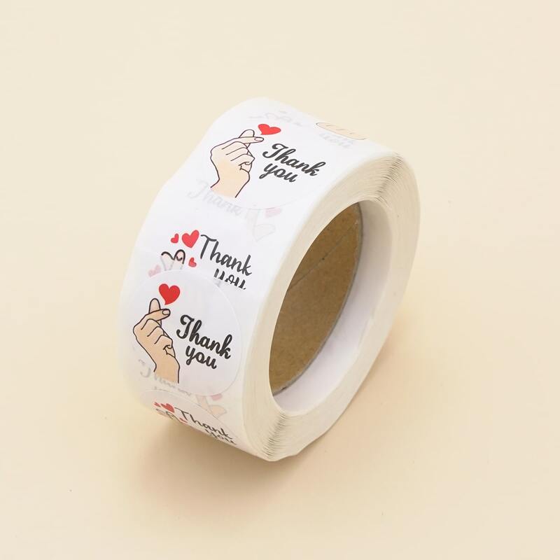 

1roll Slogan Graphic Sticker, Multicolor