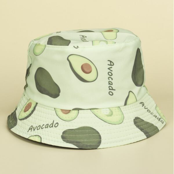 

Fruit Print Bucket Hat, Multicolor