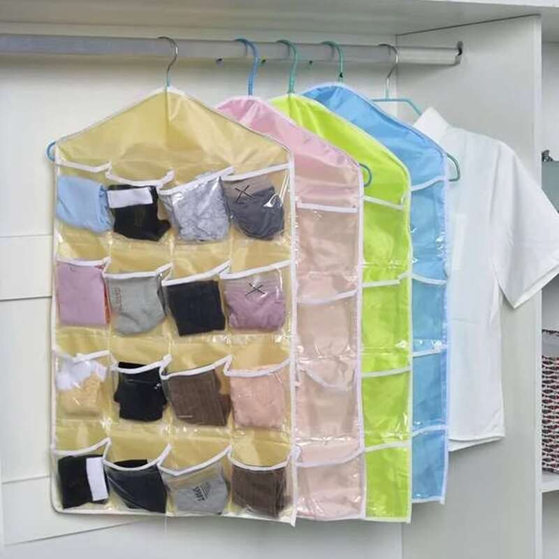 

1pc Random Hanging Underwear Storage Bag, Multicolor