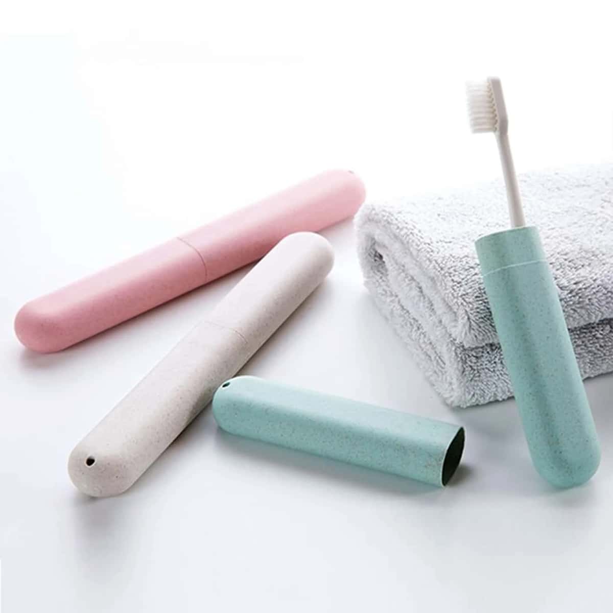 

1pc Random Color Toothbrush Storage Box, Multicolor