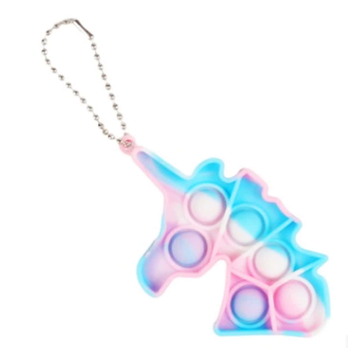 

1pc Unicorn Shaped Random Push Pop Bubble, Multicolor