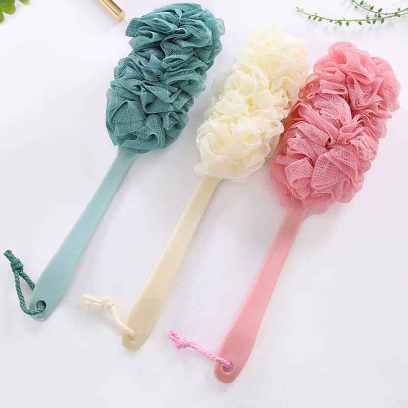 

1pc Random Color Long Handle Bath Brush, Multicolor