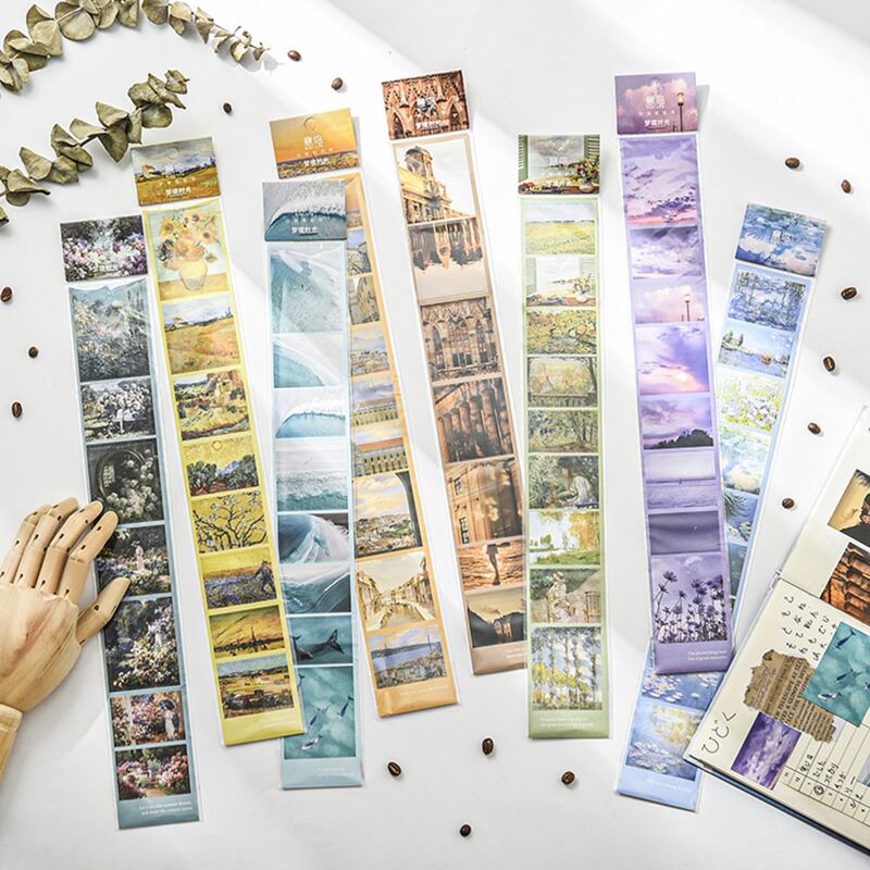 

1pc Scenery Pattern Random Sticker, Multicolor