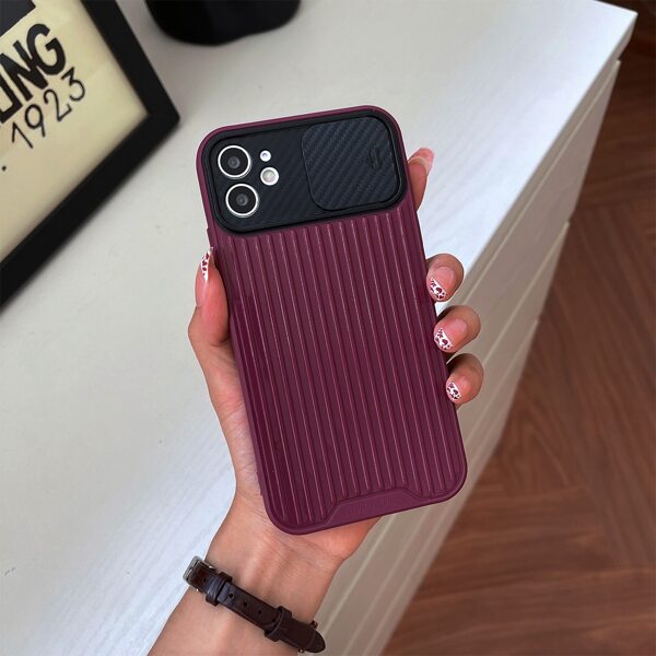 

Slide Camera Cover Phone Case, Purple