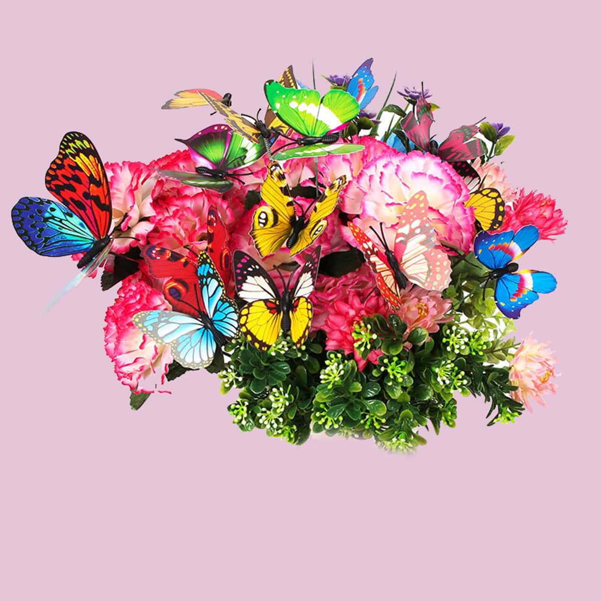 

10pcs Random Butterfly Ornament, Multicolor