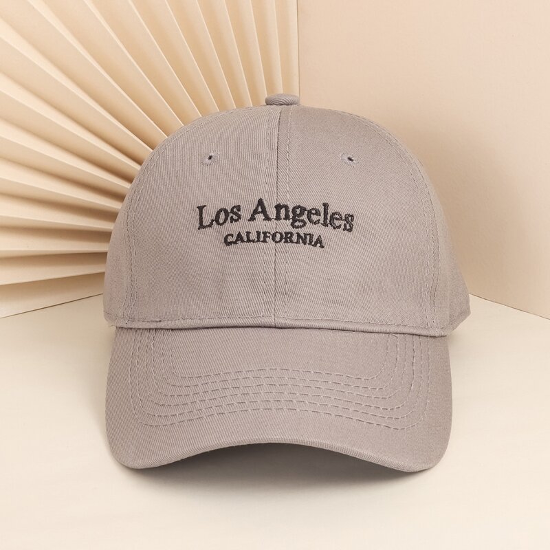 

Guys Letter Embroidered Baseball Cap, Grey