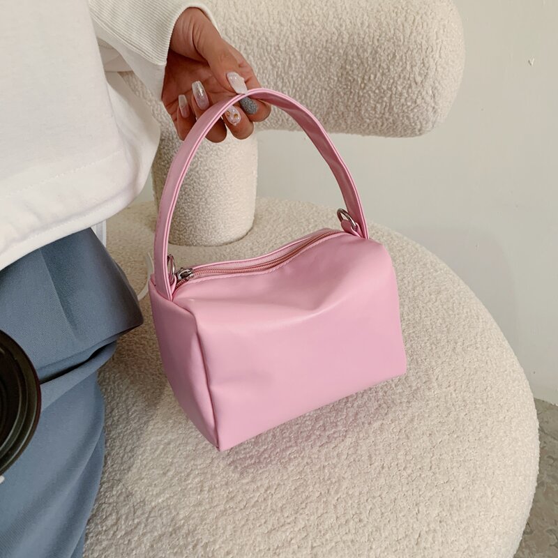 

Minimalist Satchel Bag, Pink
