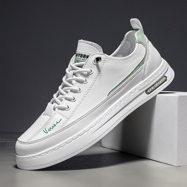 

Men Letter Graphic Skate Shoes, White