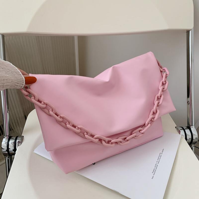 

Chain Strap Shoulder Bag, Pink