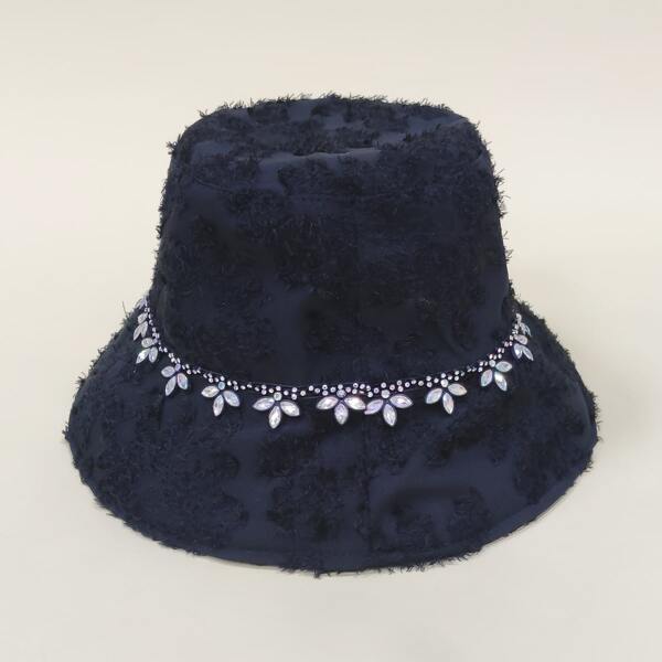 

Rhinestone Decor Bucket Hat, Multicolor